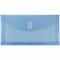 JAM Paper 5.25" x 10" Plastic #10 Business Filing Envelopes with Hook & Loop Closure, 108ct.